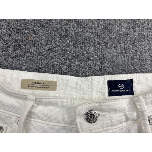 AG Adriano Goldschmied Shorts Womens 28 Hailey Ex-Boyfriend Roll-Up Distressed - Picture 2 of 7